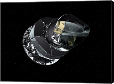 Framed Artist&#39;s Concept of the Planck Spacecraft Print