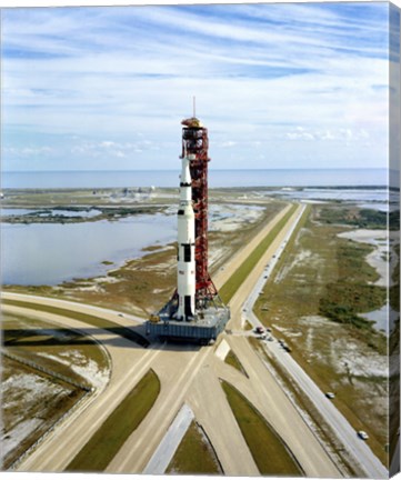 Framed High Angle View  of the Apollo 14 Space Vehicle Print