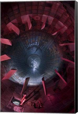 Framed Inside the Diffuser Section of a 16-foot Supersonic Wind Tunnel Print