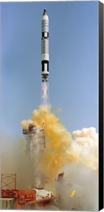 Framed Gemini-Titan 4 Spaceflight Launches from Cape Canaveral, Florida Print