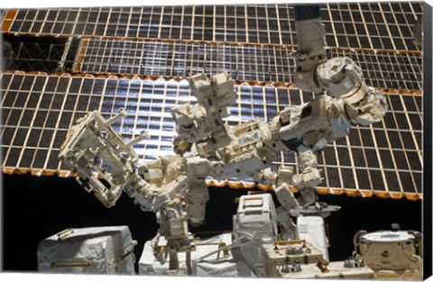 Framed Dextre, the Canadian Space Agency&#39;s Robotic Handyman Print