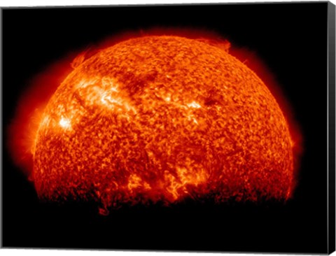 Framed Spring Eclipse as viewed from the Solar Dynamics Observatory Print