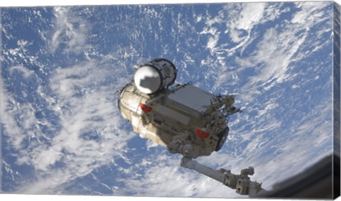 Framed Mini Research Module 1 Segment of the International Space Station Print