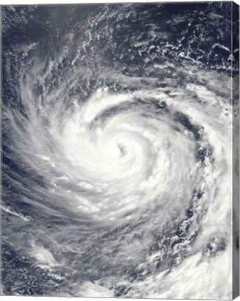 Framed Typhoon Ma-on over the Northern Mariana Islands Print