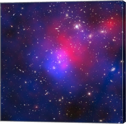 Framed Abell 2744, Pandora&#39;s Cluster Print