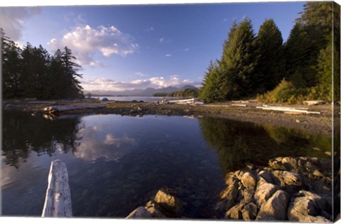 Framed Keith Island, Pacific Rim NP, British Columbia Print