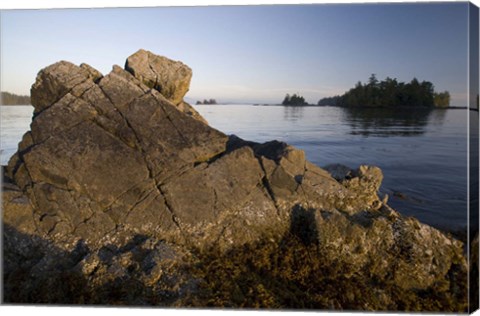 Framed Keith Island, Pacific Rim, British Columbia Print