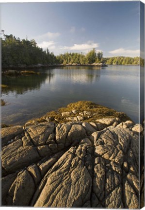 Framed Skull Cove, Bramham Island, British Columbia, Canada Print