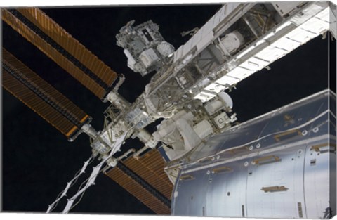 Framed Portion of the International Space Station Print