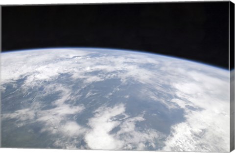 Framed View of Planet Earth from Space Print