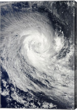 Framed Tropical Cyclone Imani Swirls over the Southern Indian Ocean Print