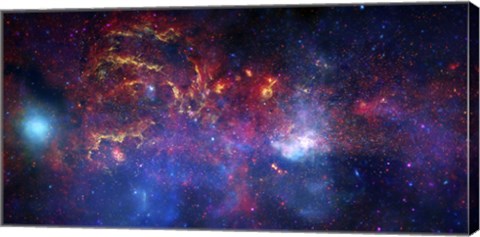 Framed central Region of the Milky Way Galaxy Print