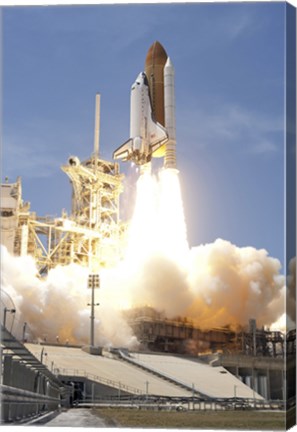 Framed Space Shuttle Atlantis&#39; Twin Solid Rocket Boosters Print