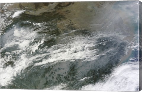 Framed Haze Over China Print
