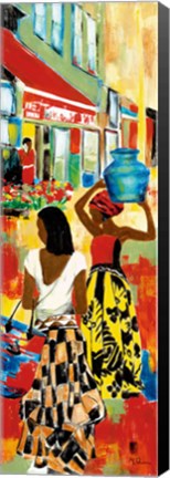 Framed Market Day III Print