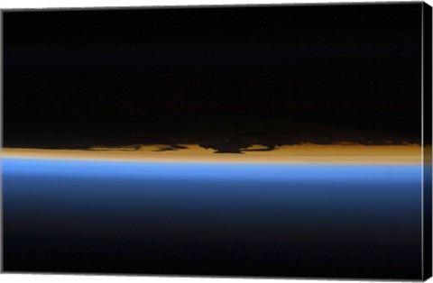 Framed Layers of Earth&#39;s Atmosphere Print