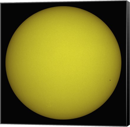 Framed Space Shuttle Atlantis is Seen in Silhouette against the Sun Print