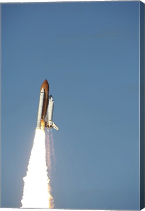 Framed Space Shuttle Atlantis Taking Off Print