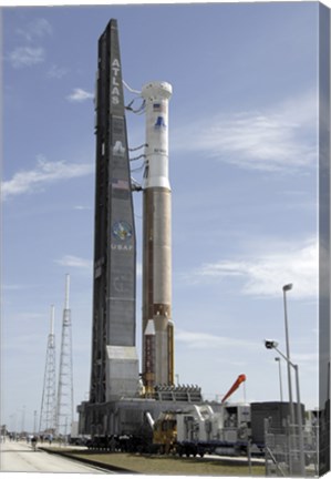 Framed Atlas V/Centaur arrives on the Launch Complex Print