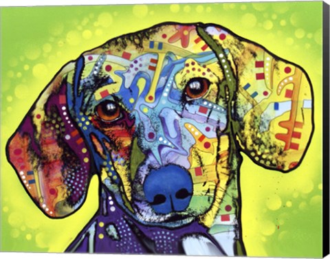 Framed Dachshund Print