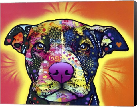 Framed Love A Bull Print