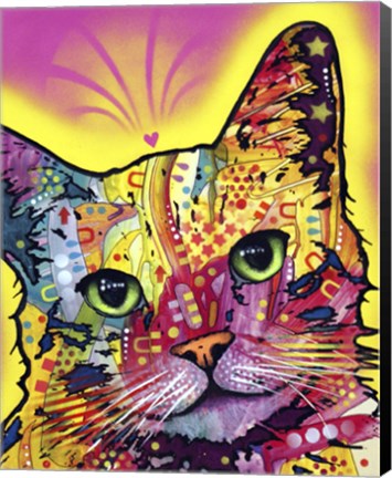 Framed Tilt Cat Print