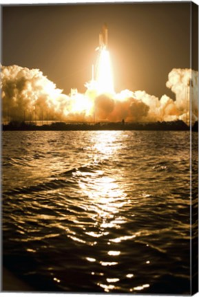 Framed Lift-Off of Space Shuttle Discovery Print