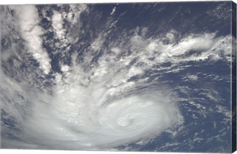 Framed Hurricane Bertha Print