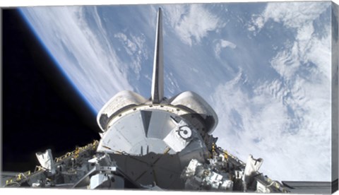 Framed Logistics Module for the Japanese Kibo Laboratory in Space Shuttle Endeavour&#39;s Payload Bay Print