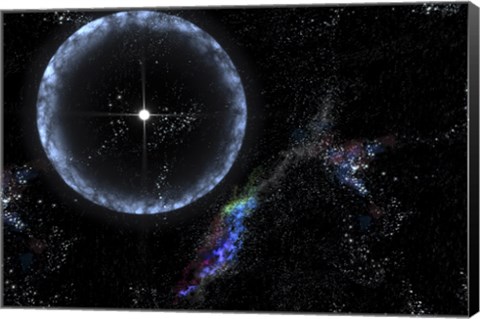 Framed Neutron Star SGR 1806-20 Producing a Gamma Ray Flare Print