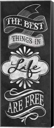 Framed Best Things in Life Print