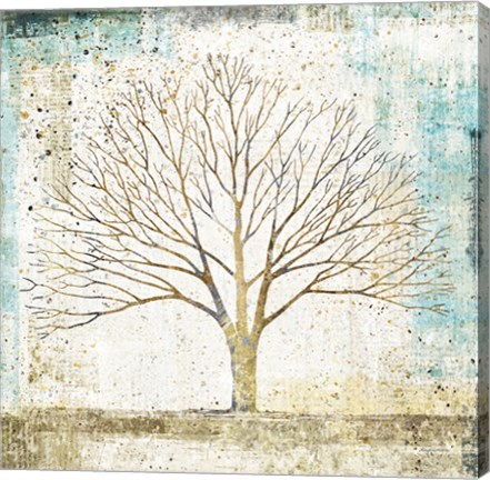 Framed Solitary Tree Collage Print