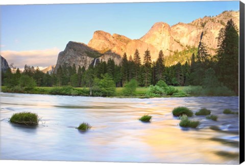 Framed Bridal Falls, Yosemite, California, Print