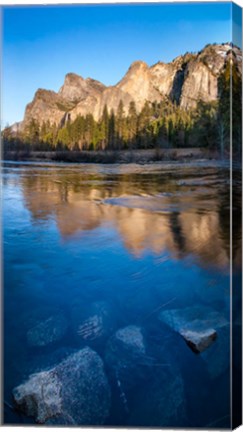 Framed Merced River in the Yosemite Valley Print