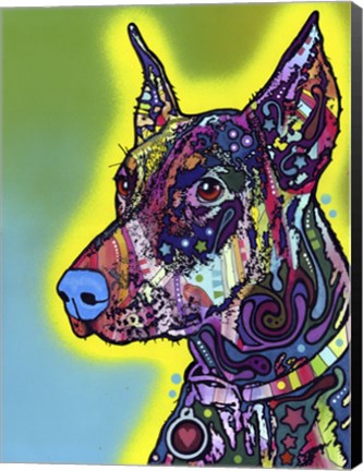 Framed Doberman Print
