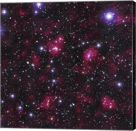 Framed Dark Matter Distribution in Supercluster Abell 901/902 Print