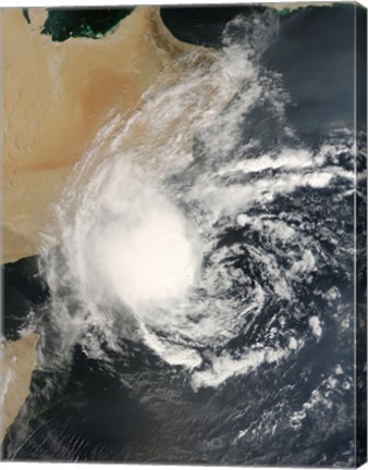 Framed Unnamed Tropical Cyclone Approaching the Arabian Peninsula Print