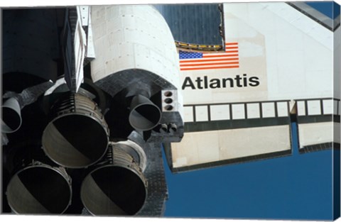 Framed Space Shuttle Atlantis Print
