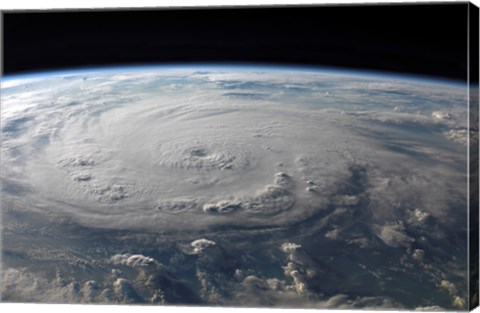 Framed Hurricane Felix Print