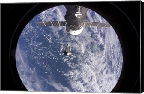 Framed Discovery Space Shuttle Print