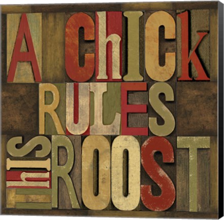 Framed Printers Block Rules This Roost I Print