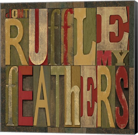 Framed Printers Block Rules This Roost II Print