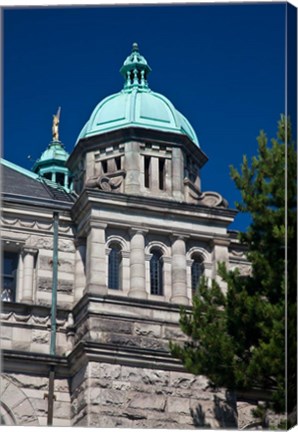 Framed British Columbia, Victoria, Close Up of Parliament Building Print