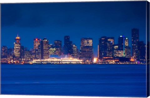 Framed City view form North Vancouver, British Columbia, Canada Print