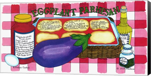 Framed Eggplant Parmesan Print