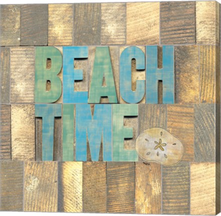 Framed Beach Time II Print