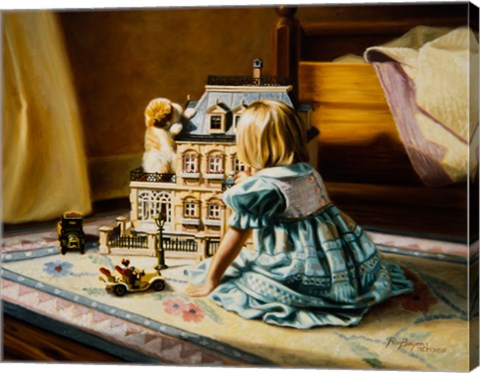 Framed Doll House Print