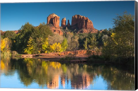 Framed Red Rock Crossing Print