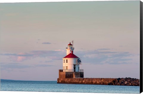 Framed Wisconsin Point Lighthouse, Superior, Wisconsin Print