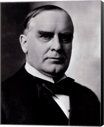 Framed William McKinley, 25th President of the United States Print